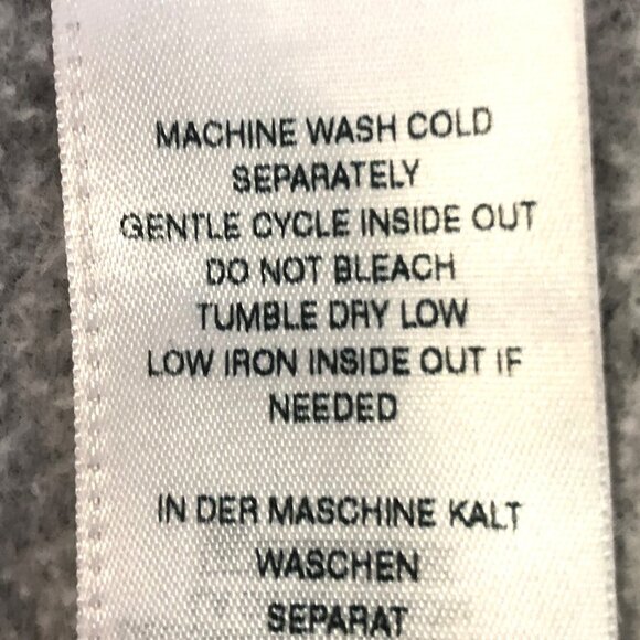 True Religion Cropped Track Jacket Full Zip Fleece Sweatshirt - Picture 10 of 12